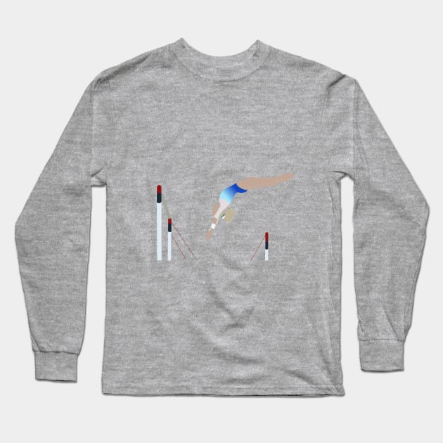 Uneven Bars Long Sleeve T-Shirt by GymFan